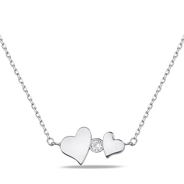 Серебряное колье Сердце (арт. 7507/2046) – изображение 1