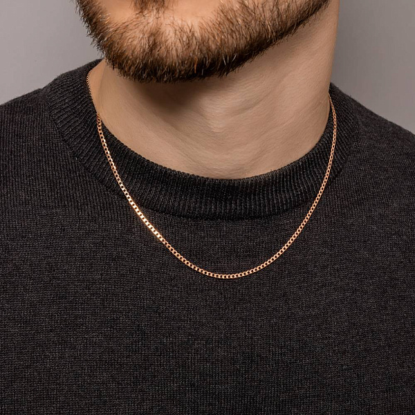 Цепочка золотая плетения Панцирное (арт. ц301005п) – изображение 2