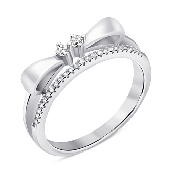 Фото Серебряное кольцо с фианитами (арт. 7501/6772)