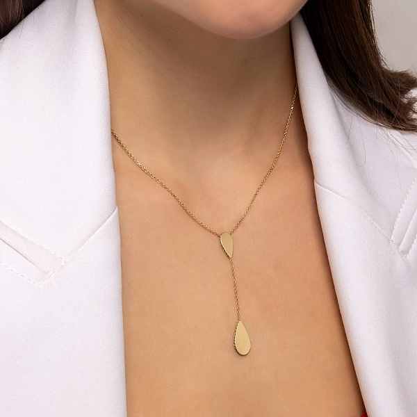 Золотое колье Francelli (арт. 352904ж) – изображение 3