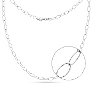 Серебряное колье с родированием Trendy Style (арт. 7507/1381)