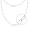 Серебряное колье с родированием Trendy Style (арт. 7507/1381) – изображение 1
