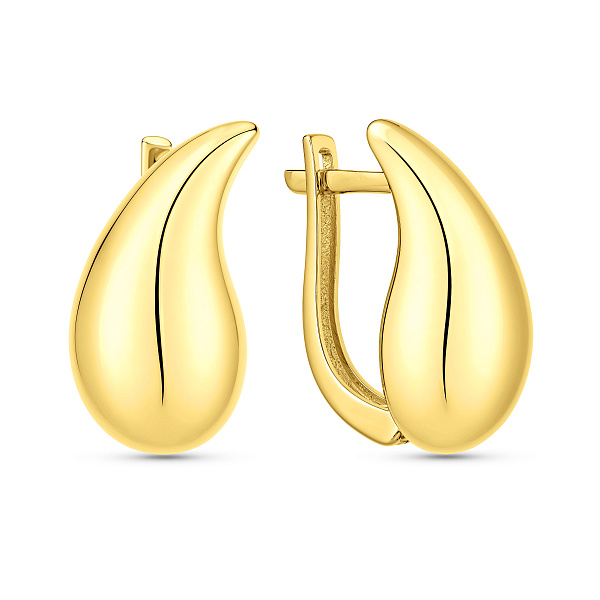 Серьги из желтого золота (арт. 1091939ж) – изображение 1