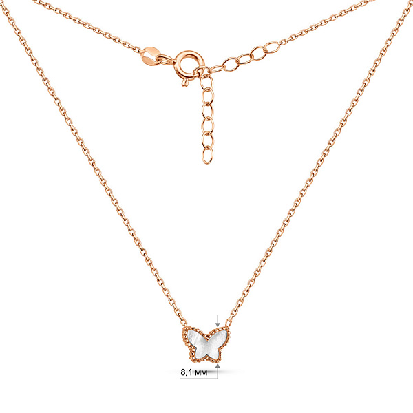 Золоте кольє Метелики (арт. 352771п) – зображення 3