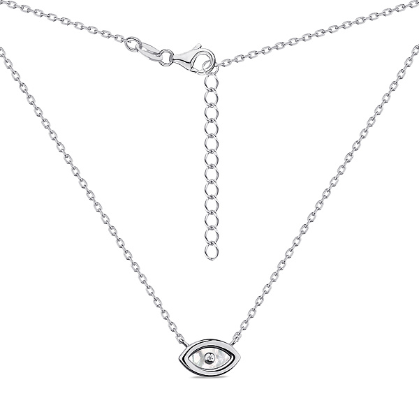 Серебряное колье Глаз (арт. 7507/2122п) – изображение 2
