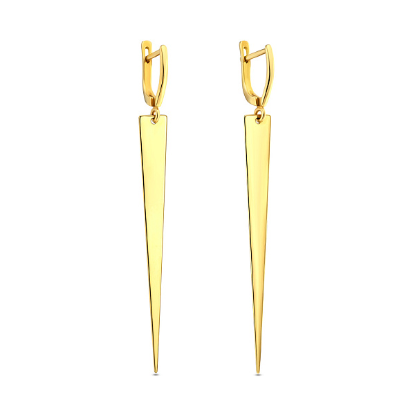 Золоті сережки з підвісками (арт. 105329ж) – зображення 1