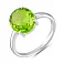 Серебряное кольцо с крупным хризолитом (арт. 7501/2157458Хрз) – изображение 1