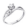 Серебряное кольцо с фианитами (арт. 7501/1542К) – изображение 1