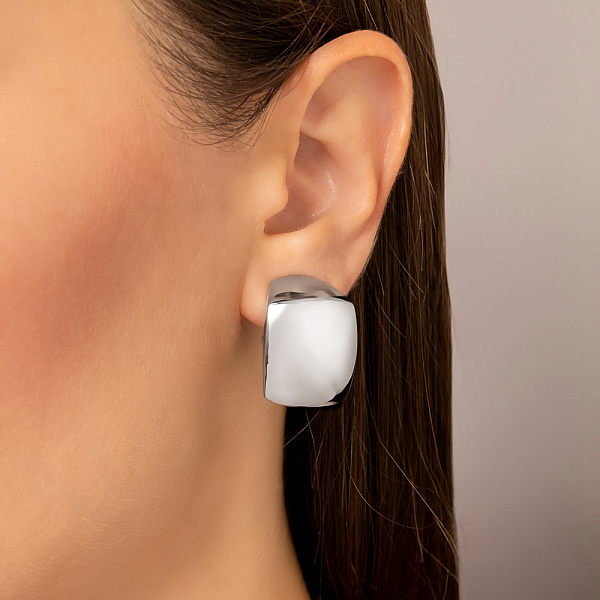 Серьги Francelli из белого золота (арт. е1091986б) – изображение 2