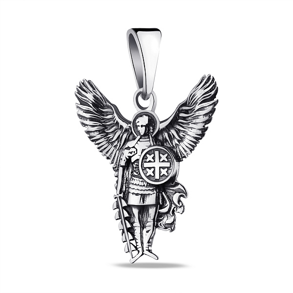 Срібний кулон Архангел Михаїл  (арт. 7903/2032/1) – зображення 1