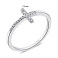 Серебряное кольцо Крестик с фианитами (арт. 7501/4573) – изображение 2