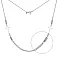 Серебряное колье без камней (арт. 7507/900) – изображение 1