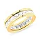 Каблучка з жовтого та білого золота (арт. 155131жб) – зображення 1