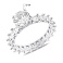Массивное серебряное кольцо с фианитами (арт. 7501/8808) – изображение 4
