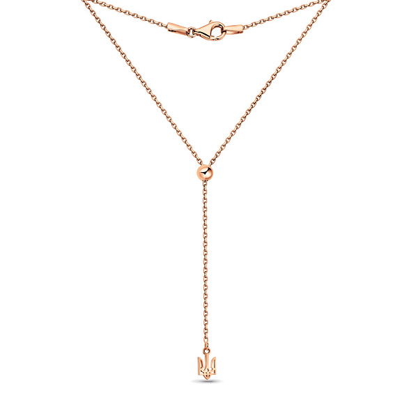 Колье Fly из красного золота Герб Украины-Трезубец (арт. 370088/1) – изображение 2