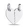 Серебряный подвес Сердце для двоих Trendy Style (арт. 7503/4019) – изображение 1