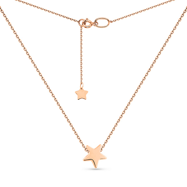 Колье из красного золота (арт. 361266) – изображение 2