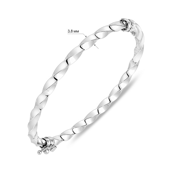 Серебряный браслет без камней (арт. 7509/5469) – изображение 2