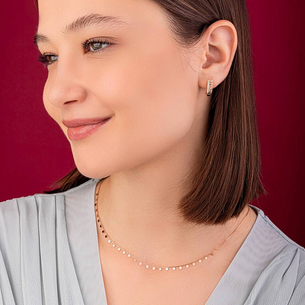 Колье из красного золота Монеты (арт. 352556) – изображение 5