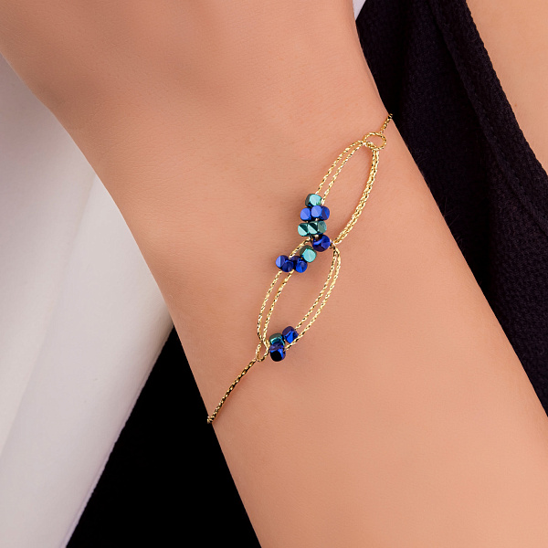 Браслет из желтого золота Francelli (арт. 326557жсбрз) – изображение 3