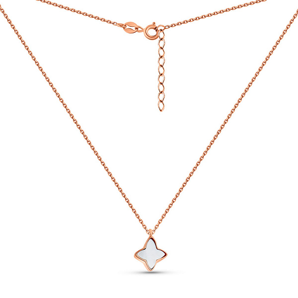 Золоте кольє з перламутром (арт. 352599п) – зображення 2