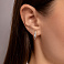 Серьги из красного золота с фианитами (арт. 110678) – изображение 2
