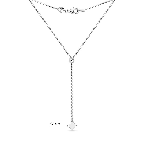 Колье Fly из белого золота (арт. 352381б) – изображение 6