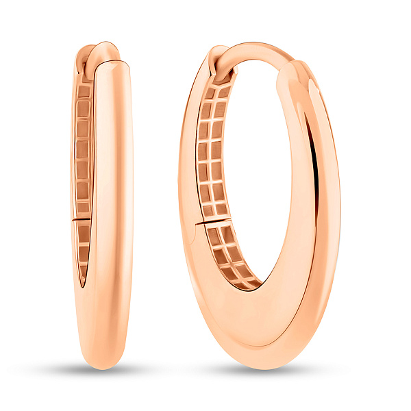 Серьги из красного золота (арт. 1091315) – изображение 1