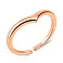 Тонка фалангова каблучка з червоного золота (арт. 140823ф) – зображення 1
