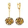 Золотые серьги с подвесками Francelli (арт. 105598ж) – изображение 1