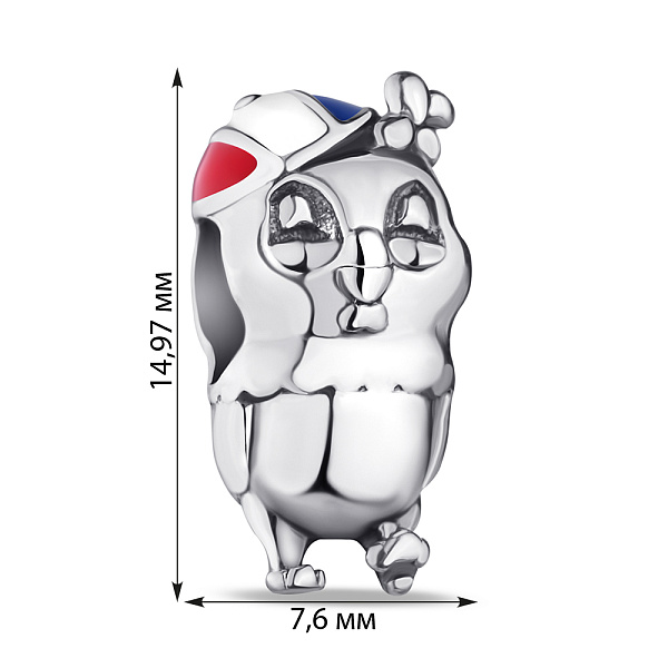 Серебряный шарм (арт. 7903/3797е) – изображение 2