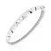 Браслет-скоба з білого золота (арт. 325498б) – зображення 1