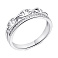 Серебряное кольцо с фианитами (арт. 7501/6495) – изображение 1