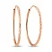 Серьги-кольца из красного золота (арт. 121904/25) – изображение 1