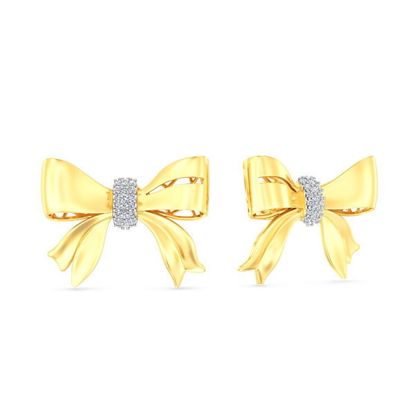 Пусети з жовтого золота з діамантами (арт. Т111360015ж) – зображення 1