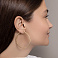 Золотые серьги-кольца (арт. 122106/55ж) – изображение 3