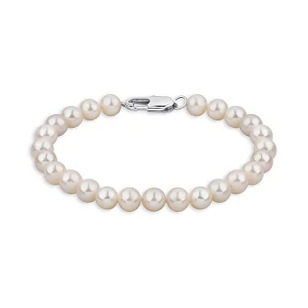 Браслет з перлин зі стальною застібкою (арт. 9003/218/1жб)