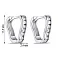 Серьги из серебра с фианитами (арт. 7502/2751) – изображение 2