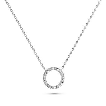 Фото Золотое колье с бриллиантами (арт. 7111475202)