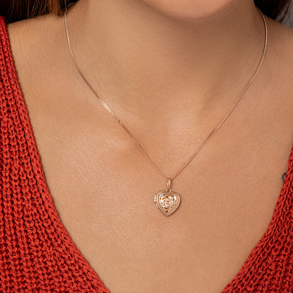 Кулон для фотографий открывающийся Сердце (арт. 4401043) – изображение 5