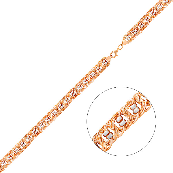 Колье из красного и белого золота (арт. 350238кб) – изображение 1