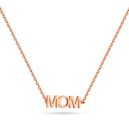 Кольє з червоного золота Mom (арт. 361262)