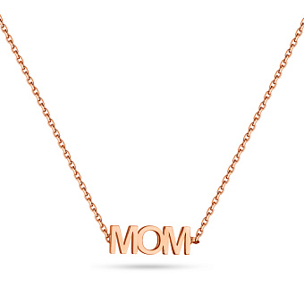 Фото Кольє з червоного золота Mom (арт. 361262)