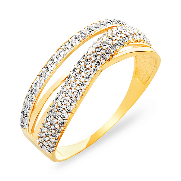 Кольцо Синергия из желтого золота (арт. 140452ж) – изображение 1