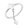 Серебряное кольцо Клевер без камней (арт. 7501/2324) – изображение 1