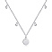 Серебряное колье с подвесками (арт. 7507/1400/10) – изображение 1