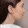 Серьги-кольца из желтого золота (арт. 122001/50ж) – изображение 3