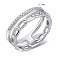 Серебряное кольцо с фианитами (арт. 7501/8182) – изображение 2