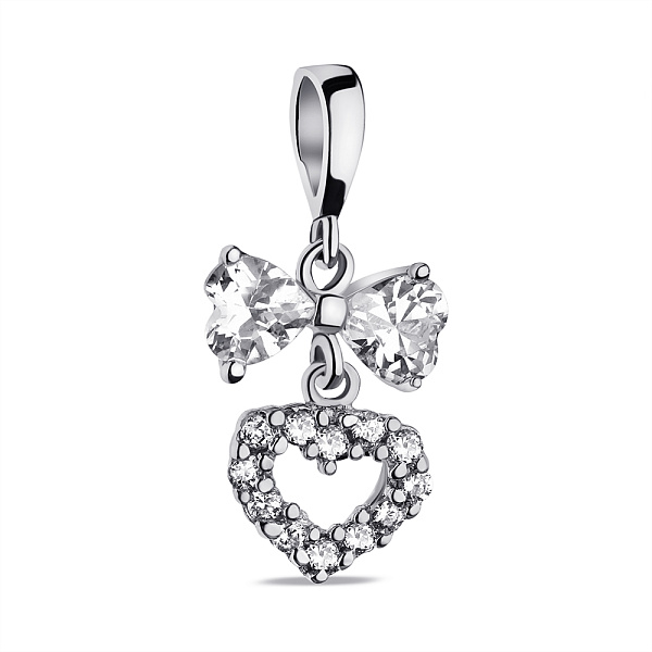 Серебряный подвес с фианитами (арт. 7503/П2Ф/027) – изображение 1