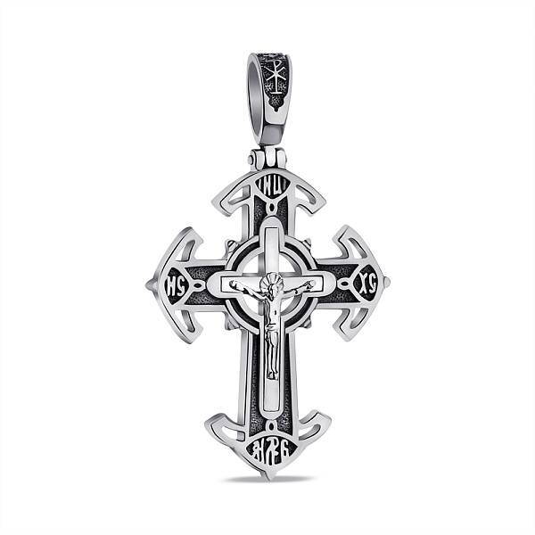 Серебряный крестик с распятием (арт. 7904/2-1140.0.4) – изображение 1